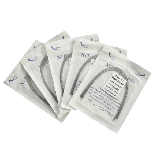 10pcs/pack Dental Arch Wires Orthodontic Super Elastic NITI Round Rectangle Archwire Lower/Upper 012/014/016/018/020/16x16/16x22