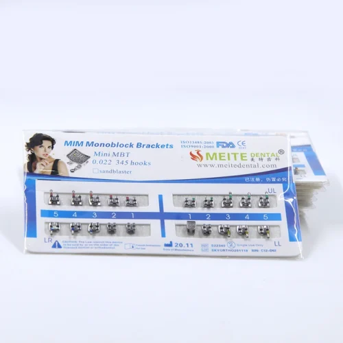 20pack/400pcs MIM Monoblock Mini MBT 345 Hook 022 Slot Metal Brackets