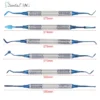 6Pcs/Kit Dental Composite Resin Filling Spatulas Double Head Titanium Plated Head Fill Restoration Set Dentist Accessories Tool