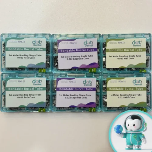 200Pcs Buccal Tubes 1st/2nd Roth/MBT/Edgewise Bonding Single Tube