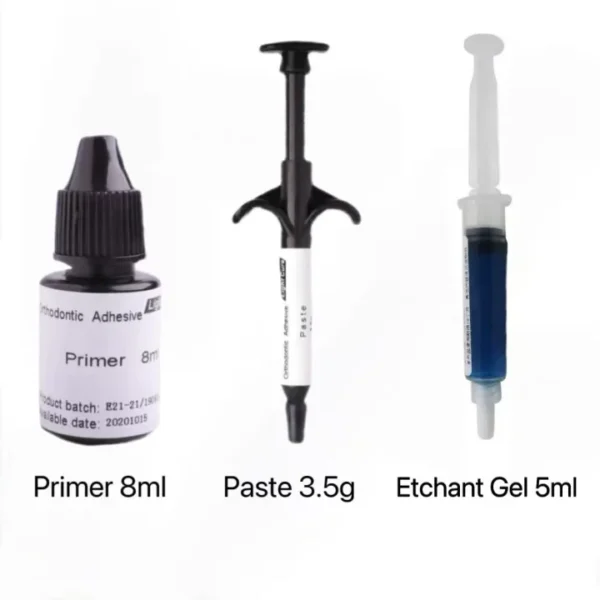 Dental Light Cure Adhesive Paste Tooth Crystal Ornament Jewelry Gems Bonding Agent Acid Etching Gel