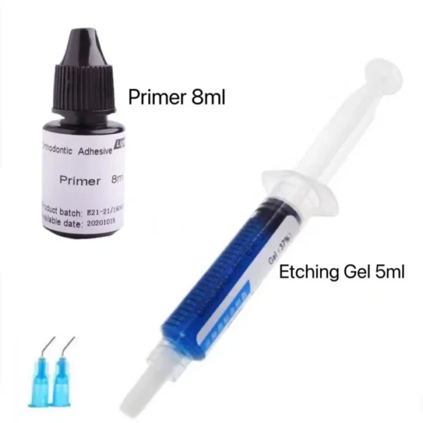 Dental Light Cure Adhesive Paste Tooth Crystal Ornament Jewelry Gems Bonding Agent Acid Etching Gel