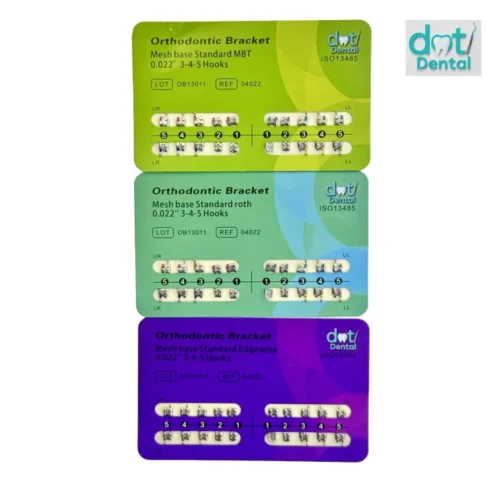 Dot Dental 10 Packs / 200pcs Mesh Base Standard Roth MBT Edgewise Brackets